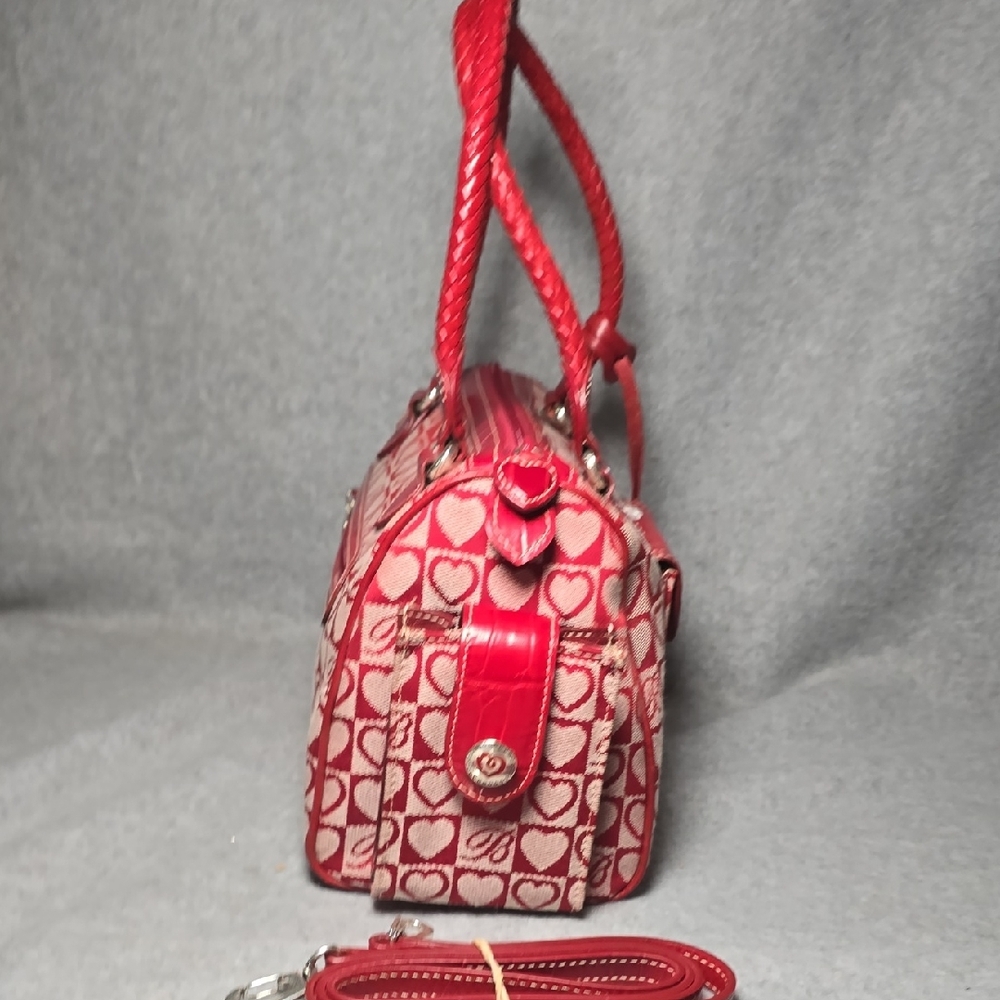 Brighton Red Heart Satchel - Picture 6 of 16